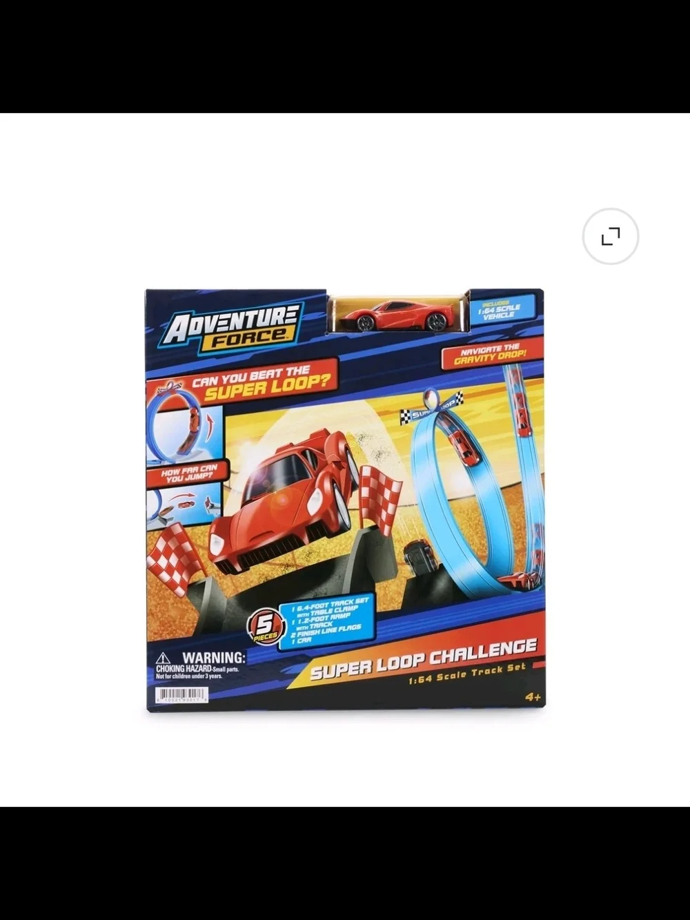 Adventure Force Super Loop Challenge Vehicle Playset, Children Ages 4+